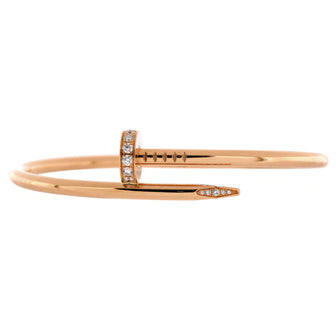 Cartier Juste un Clou Bracelet 18K Rose Gold with Diamonds Classic