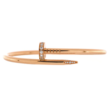 Cartier Juste un Clou Bracelet 18K Rose Gold with Diamonds Classic