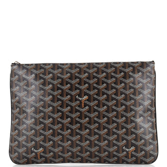 Goyard Senat Zip Pouch Coated Canvas MM