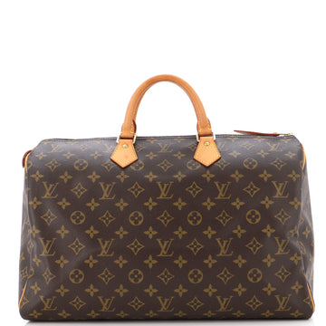 Louis Vuitton Speedy Handbag Monogram Canvas 40