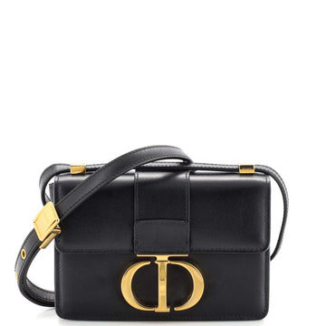 Christian Dior 30 Montaigne Flap Bag Leather Micro