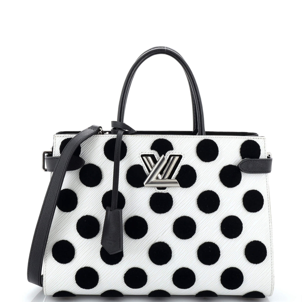 Louis Vuitton Twist Tote Limited Edition Polka Dots Epi Leather White  21185611