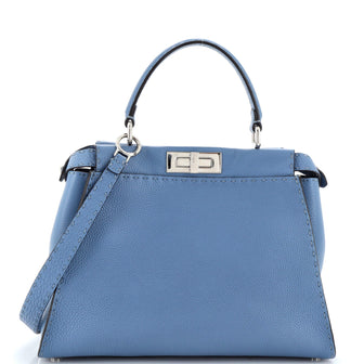 Fendi Selleria Peekaboo Bag Rigid Leather Regular
