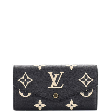 Louis Vuitton Sarah Wallet NM Bicolor Monogram Empreinte Giant