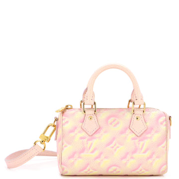 Louis Vuitton Speedy Bandouliere NM Bag Stardust Monogram Empreinte Leather Nano