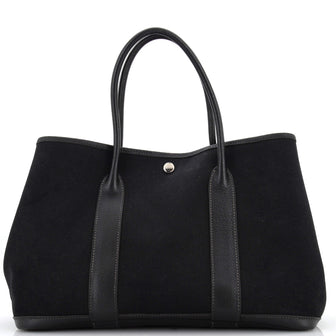 Hermes Garden Party Tote Toile and Leather 36