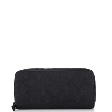 Louis Vuitton Zippy Wallet Monogram Taurillon Leather Vertical