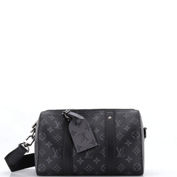 Louis Vuitton City Keepall Bag Monogram Eclipse Canvas