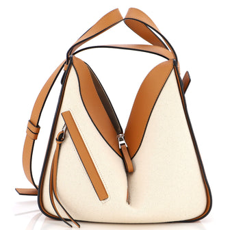 Loewe Ken Price Hammock Bag Printed Leather and Canvas Small