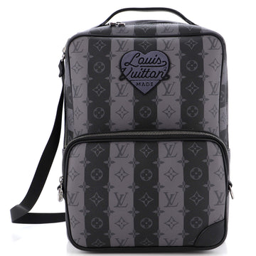 Louis Vuitton Nigo Utilitary Backpack Limited Edition Stripes Monogram Eclipse Canvas