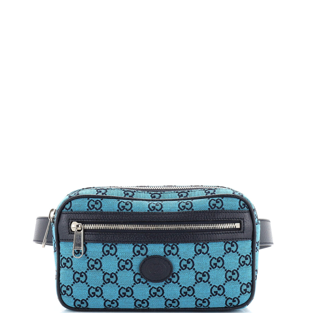 Gucci Belt Bag Multicolor GG Canvas Blue 21186292