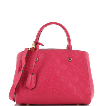 Louis Vuitton Montaigne Handbag Monogram Empreinte Leather BB