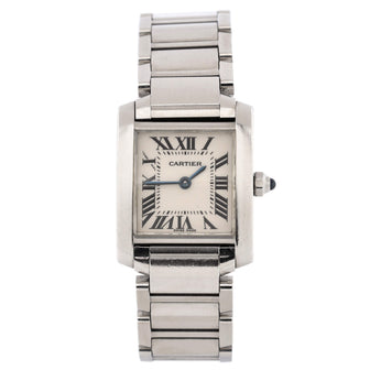 Cartier Tank Francaise Quartz Watch Stainless Steel 20
