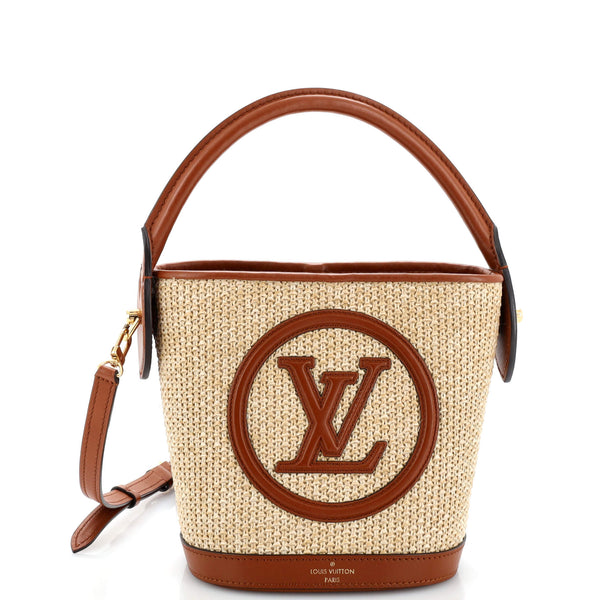 Louis Vuitton Raffia Petit Bucket - Brown Bucket Bags, Handbags