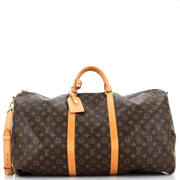 Louis Vuitton Keepall Bandouliere Bag Monogram Canvas 60