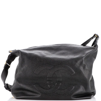 Chanel Vintage Timeless Hobo Caviar Large