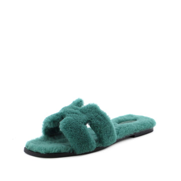 Hermes Women's Oran Sandals Woolskin