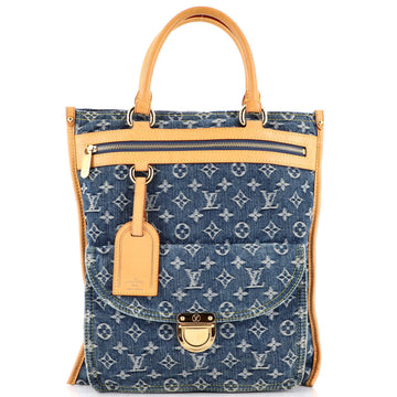 Louis Vuitton Sac Plat Bag Denim
