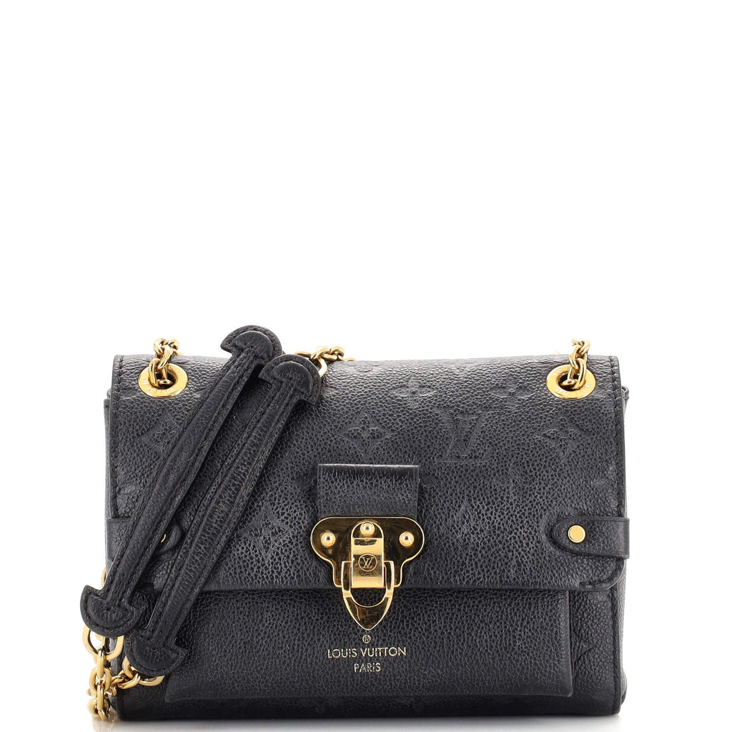Louis Vuitton Vavin Handbag Monogram Empreinte Leather BB Black