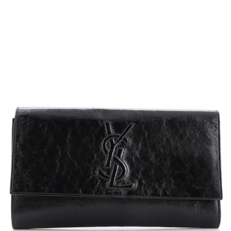 Saint Laurent Belle de Jour Clutch Leather Large