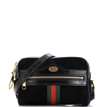 Gucci Ophidia Shoulder Bag Suede Mini