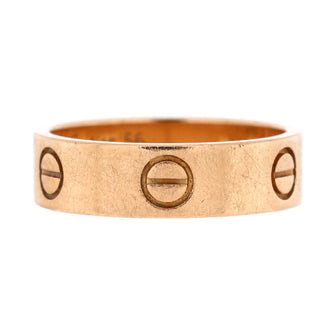 Cartier Love Band Ring 18K Rose Gold