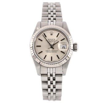 Rolex Oyster Perpetual Datejust Automatic Watch Stainless Steel and White Gold 26