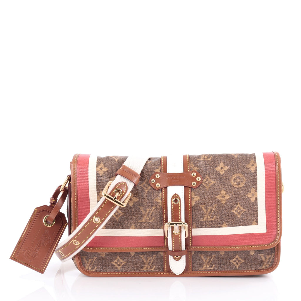 Louis Vuitton Limited Edition Monogram Tisse Porte Rayures Clutch –  Turnabout Luxury Resale