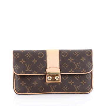 Louis Vuitton Sofia Coppola Slim Clutch Monogram Canvas 2119602