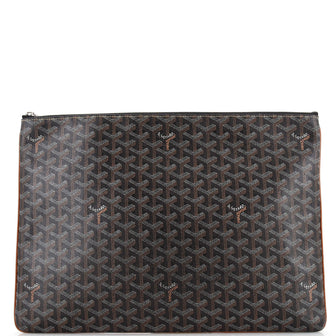 Goyard Senat Zip Pouch Coated Canvas GM