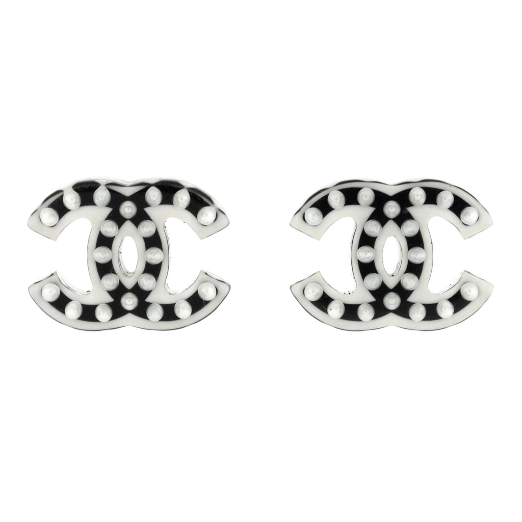 Chanel Inspired Stud Earrings – queenzprincessez
