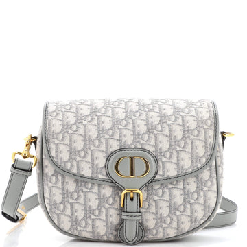 Christian Dior Bobby Flap Bag Oblique Canvas Medium