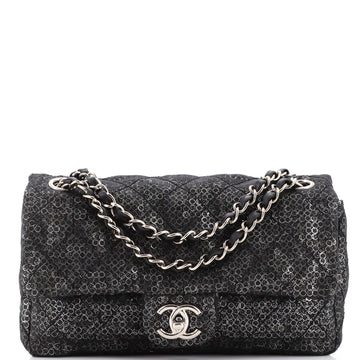 Chanel Hidden Sequins Flap Bag Sequins Medium