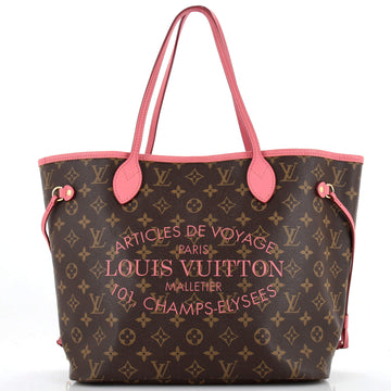 Louis Vuitton Neverfull Tote Limited Edition Ikat Monogram Canvas MM