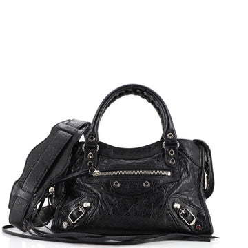 Balenciaga City Classic Studs Bag Leather Mini