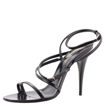 Saint Laurent Women's Bellini Heeled Sandals Leather