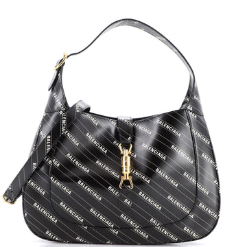 Gucci x Balenciaga The Hacker Project Jackie 1961 Hobo Printed Leather Medium