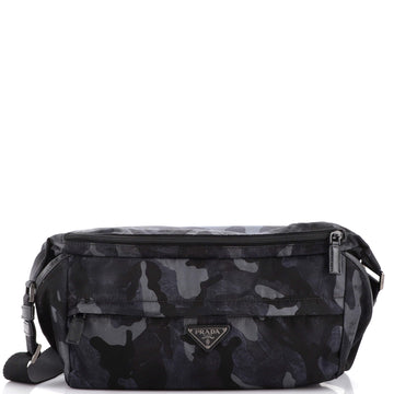 Prada Camouflage Convertible Pocket Belt Bag Tessuto Medium