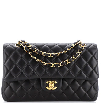 Chanel Classic Double Flap Bag Quilted Lambskin Medium