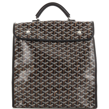 Goyard Saint Leger Briefcase Backpack Coated Canvas