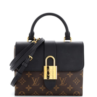 Louis Vuitton Locky Handbag Monogram Canvas with Leather BB