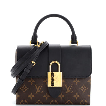 Louis Vuitton Locky Handbag Monogram Canvas with Leather BB