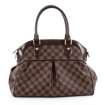 Louis Vuitton Trevi Handbag Damier PM Brown 2120301