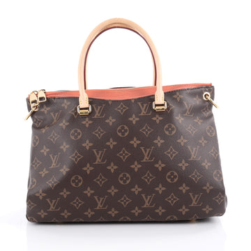 Louis Vuitton Pallas Tote Monogram Canvas Brown 2120302