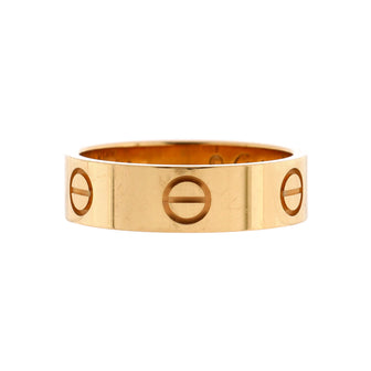 Cartier Love Band Ring 18K Yellow Gold