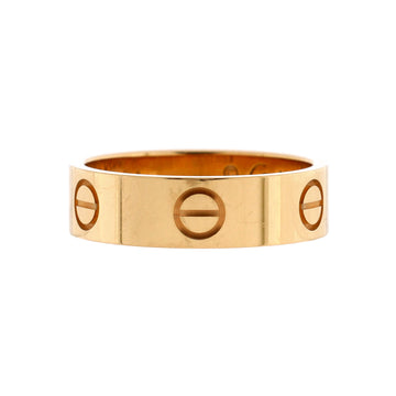 Cartier Love Band Ring 18K Yellow Gold