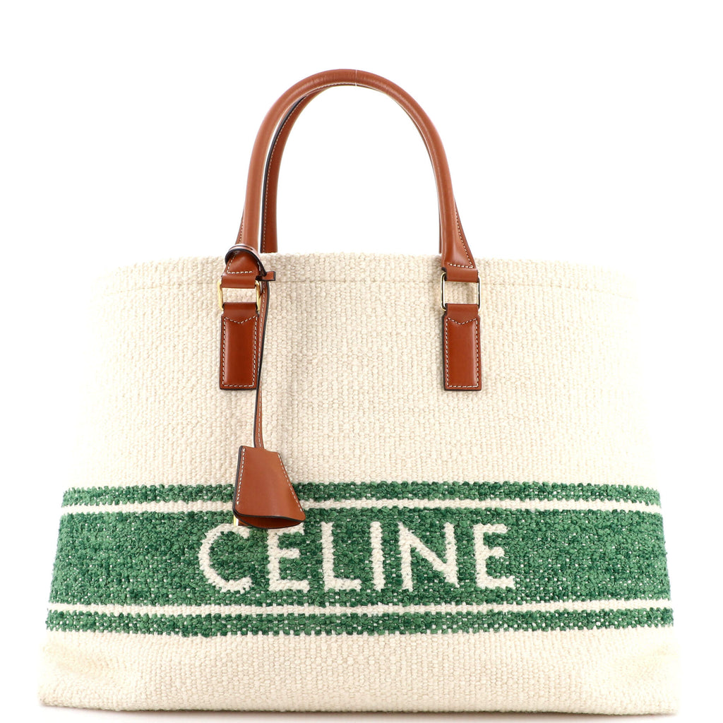 Cabas horizotal cloth tote Celine Beige in Cloth - 33290881