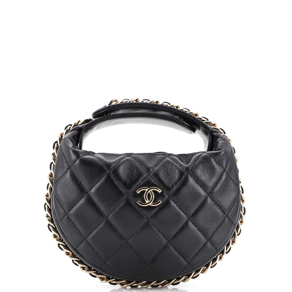 Chanel Drawstring Bucket Hobo Bag