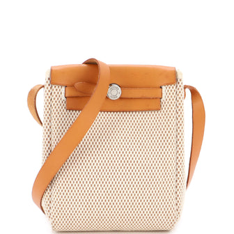 Hermes Herbag Toile and Leather TPM