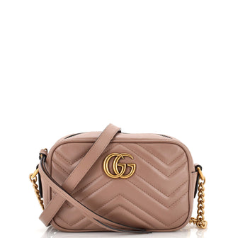 Gucci GG Marmont Shoulder Bag Matelasse Leather Mini